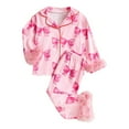 thumbnail image 1 of Zshosam Baby Girl Pajamas Girls Pajamas Sets Long Sleeve Sleepwear Loungewear kids 2 Piece Pjs Set Size 3T 4T,(Pink 3-4 Years), 1 of 9