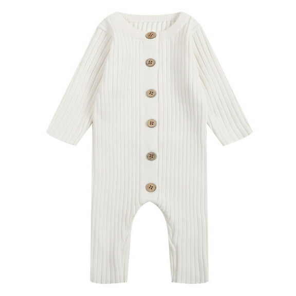 Zshosam Baby Girl Winter Clothes Newborn Baby Girl Clothes Infant Fall Winter Rompers One-Piece Romper Jumpsuit Size 3 6 Months,(White 3-6 Months)