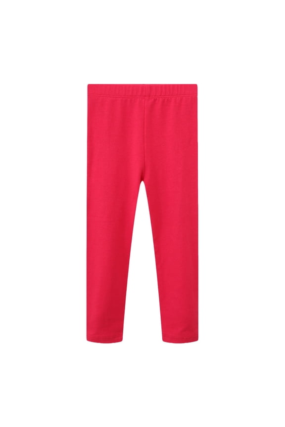 Baby Leggings Girl Boys Girls Toddler Little Kids Unisex Stretch Snug Fitting Long Pant Leggings Size 4T,(Red 4 Years)