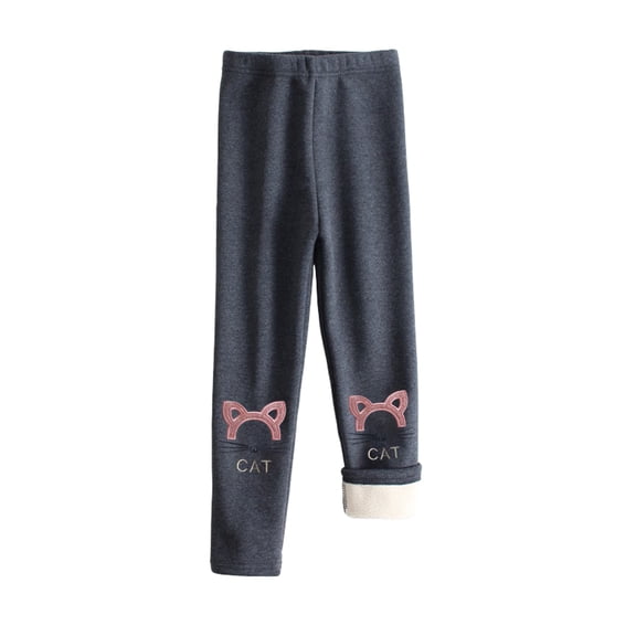 Zshosam Baby Leggings Girl Girl's Footless Leggings Toddler Girls Stretchy Basic Leggings Pull On Tights for Everyday Wear Size 3T 4T,(Dark Gray 3-4 Years)
