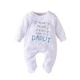 thumbnail image 1 of Zshosam Baby Romper Boy Cute Baby Boy Clothes Suit Toddler Boys' Striped long Sleeve T-Shirt Jumpsuit Pants Romper Sets Size 0 3 Months,(Blue 0-3 Months), 1 of 6
