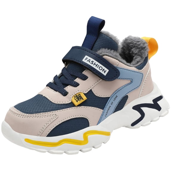 Zshosam Baby Sneakers for Boys Toddler Shoes Boys Girls Lightweight Sneakers Shoes Casual Walking Shoes Size 1,(Dark Blue Big Kids 1)
