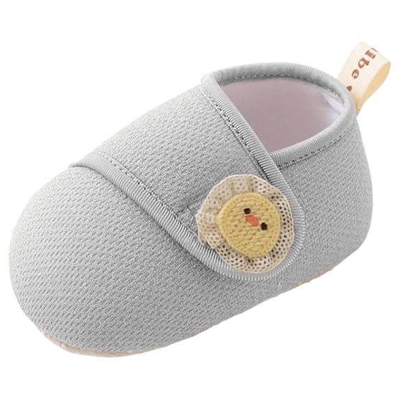 Zshosam Baby Sock Shoes Girl Infant Baby Boy Girls Toddlers Non-Skid Indoor Slipper Shoes Socks Booties Size 4.5,(Grey Infant 4.5)