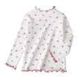 thumbnail image 1 of Zshosam Baby T Shirts Toddler Long Sleeve Shirt Girl Boy Soft Toddler Tees Baby Girls Long-Sleeve Shirts Size 15T 16T,(Red 15-16 Years), 1 of 8