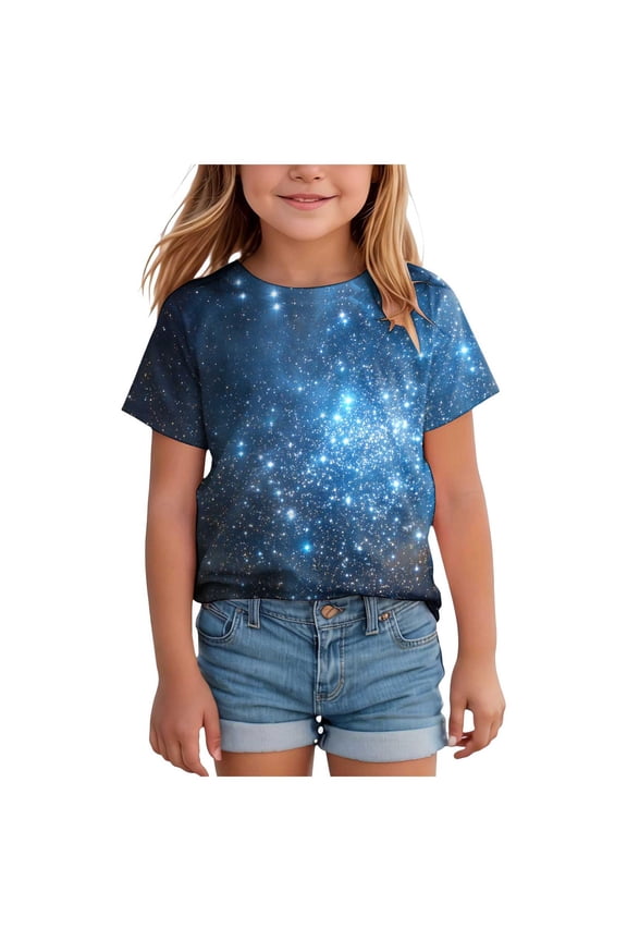 Baby Tshirts Toddler Baby Girl Birthday Shirt Short Sleeve Tee Shirt Birthday Outfits Clothes Size 2T 3T,(Light Blue 2-3 Years)