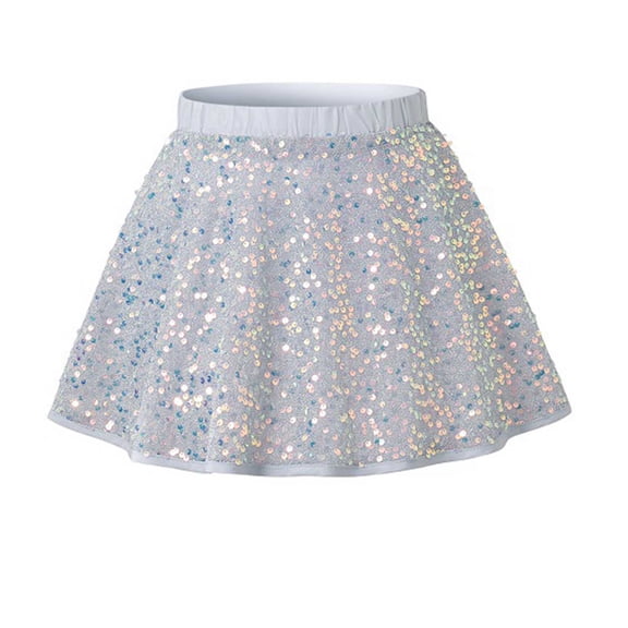 Zshosam Baby Tutu Skort Girls Layered Tulle Tutu Skirt with Lining,Princess Ballet Dance Skort for Girls Size 6T 7T,(Blue 6-7 Years)