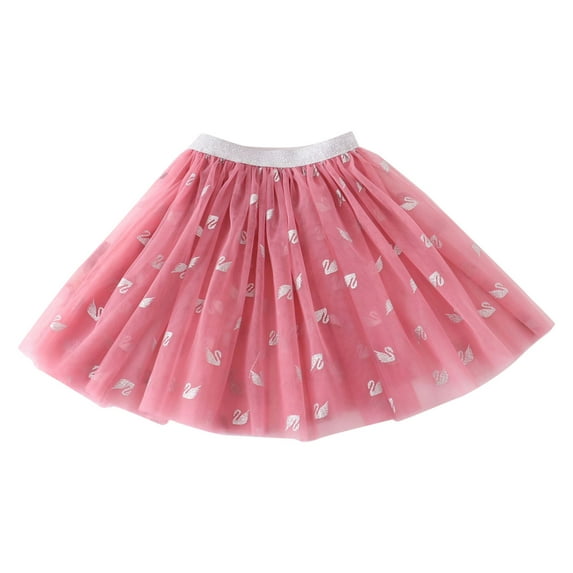 Zshosam Ballet Skirt Girls Skirt Tutu Rainbow Multicolor Ballet Dancing Party (PK2,5-6 Years)