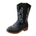 thumbnail image 1 of Zshosam Big Girls Combat Boots Girls Lace Up Boots for Girls Leather Combat Riding Boots Side Zipper Sole Ankle Booties Size 1.5,(Black Big Kids 1.5), 1 of 9