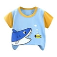 thumbnail image 1 of Zshosam Birthday Boy Shirt Boys Short Sleeve T-Shirts Kids Casual Summer Crewneck Shirts Fashion Tops Tees Size 6 12 Months,(Light Blue 6-12 Months), 1 of 3