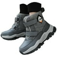 thumbnail image 1 of Zshosam Boots for Toddler Boys Kids Winter Snow Boots Boys Girls Warm Lined Ankle Booties Water-Resistant Anti-Slip for Toddler Little Kid Big Kid Size 11.5,(Grey Little Kids 11.5), 1 of 9