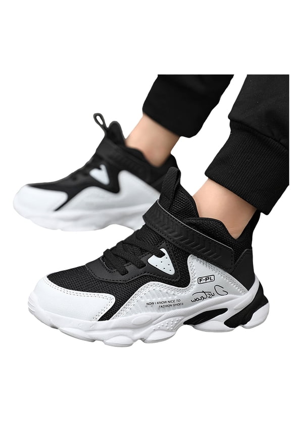 Boy Shoes Toddler Shoes Boys Shoes Kids Breathable Sneakers Shoe Lightweight Sneakers Size 13.5,(White Little Kids 13.5)