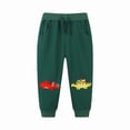 thumbnail image 1 of Zshosam Boys Baggy Pants Boy's Wide Leg Cargo Baggy Sweatpants Casual Sports Jogges Long Trousers Size 6T 7T,(Dark Green 6-7 Years), 1 of 6