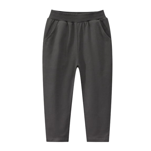 Zshosam Boys Pants Joggers Athletic Toddler Boys Sweatpants Athletic Pants Boys Active Jogger Pants Size 6T 7T,(Dark Gray 6-7 Years)