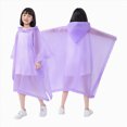 thumbnail image 1 of Zshosam Boys Rain Jacket Kids Rain Jacket Waterproof Raincoat Mesh Lined Coat with Removable Hood for Boys Girls Size 3T 15T,(Purple 3-15 Years), 1 of 5