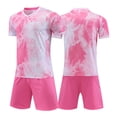 thumbnail image 1 of Zshosam Boys Short Sleeve Suit Set Infant Toddler Baby Boy Outfit Summer Short Sleeve T-shirt Shorts Set Print 2Pcs Clothes Size 5T 6T,(P 5-6 Years), 1 of 2