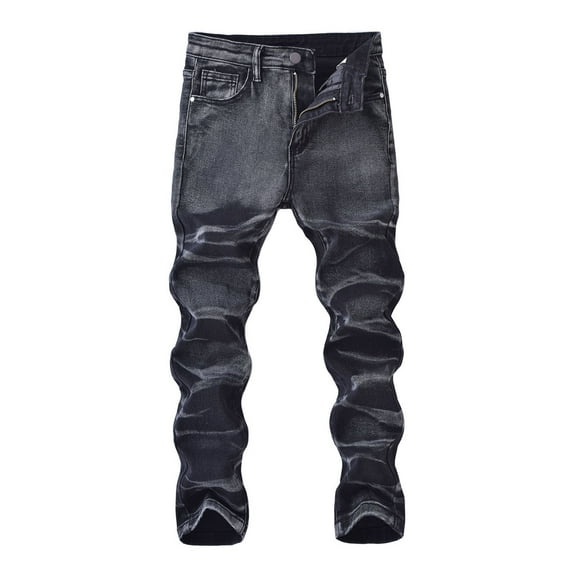 Zshosam Boys Slim Fit Jeans Boy's Stretch Comfy Jeans Skinny Stylish Washed Denim Jeans Pants Size 7T 8T,(Dark Gray 7-8 Years)