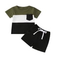 thumbnail image 1 of Zshosam Clothes for Toddler Boys Toddler Baby Boy Outfit Summer Clothes Short Sleeve T-Shirt Tops & Loose Fit Shorts 2Pcs Set Size 2T 3T,(AG 2-3 Years), 1 of 3