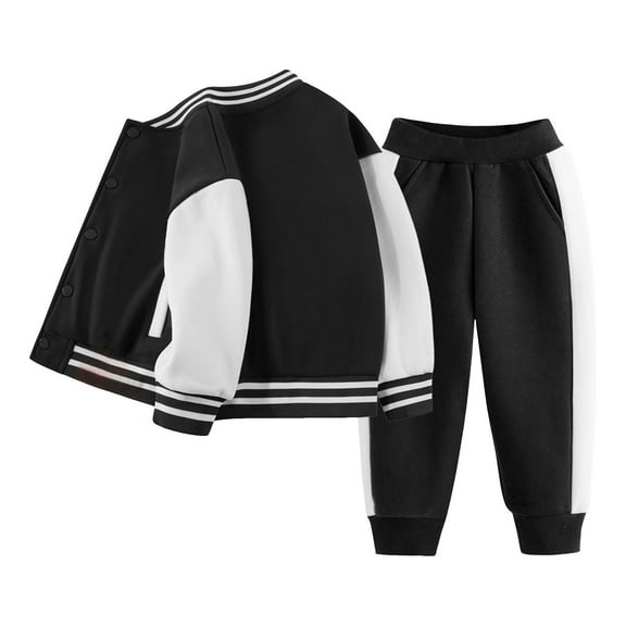 Zshosam Cute Baby Boy Outfits Winter Boys Denim Set 2 Piece Boys Jeans and Long Sleeve Tee Shirt Set Size 2T 3T,(Black 2-3 Years)