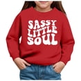thumbnail image 1 of Zshosam Cute Sweatshirts for Teen Girls Baby Sweat Shirt Long Sleeve, for Boys & Girls,Red 2 Years, 1 of 4