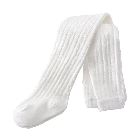 Zshosam Dance Tights for Girls Toddler Tights for Girls Ultra Soft Dance Tights for Girls Ballet Gymnastics School Uniform Size 5T 6T,(White 5-6 Years)