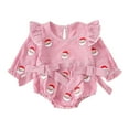 thumbnail image 1 of Zshosam Fall Christmas Bodysuits for Baby Girls Newborn Baby Boy Girl Sweatshirt Romper Long Sleeve Pullover Christmas Bodysuit Fall Winter Clothes Size 6 12 Months,(Red 6-12 Months), 1 of 6