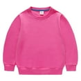 thumbnail image 1 of Zshosam Fall Sweatshirts for Toddler Girls Girls Long Sleeve Sweatshirt Fall Shirts Tops,Hot Pink 12-18 Months, 1 of 2