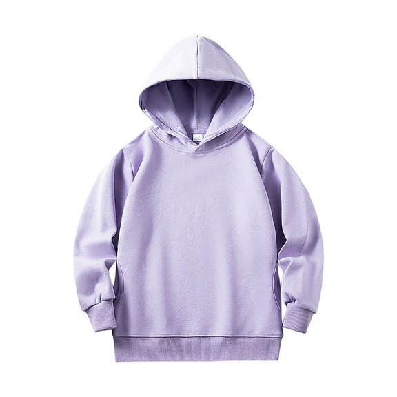 Zshosam Fall Teen Girl Clothes Hooded Sweatshirts Long Sleeve Cute Shirts Sweatshirts Pullover Tops Outwear Size 2T 3T,(Purple 2-3 Years)