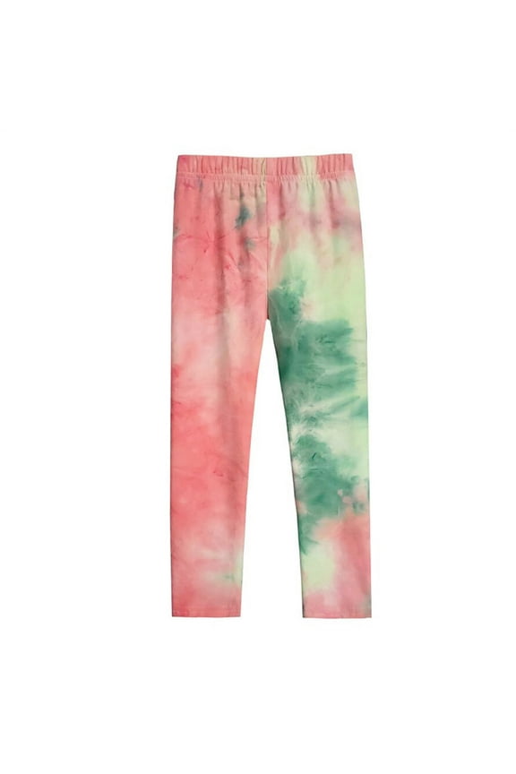 Fleece Leggings Girls Girls Athletic Leggings High Waist Tights Kids Workout Yoga Pants for Running Dance Size 2T 3T,(Pink 2-3 Years)