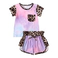 thumbnail image 1 of Zshosam Girls Activewear Sets Toddler Baby Girl Clothes Ruffle Sleeveless Tank Shorts Set Summer Outfits Size 2T 3T,(Purple 2-3 Years), 1 of 9