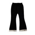thumbnail image 1 of Zshosam Girls Baggy Pants Kids Girls Sweatpants Cute Baggy Athletic Joggers Comfy Pants for Girls Winter Fashion Size 5T 6T ,(Black 5-6 Years), 1 of 3