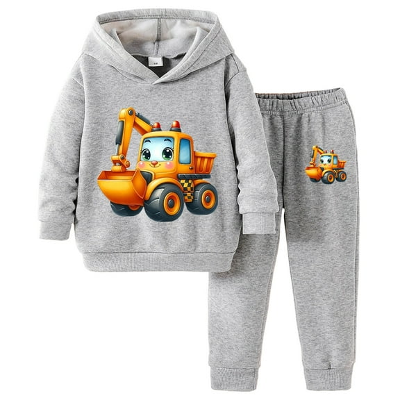 Zshosam Girls Clothes Little Girls Pullover Hoodie and Leggings Outfit Set Infant to Big Kid Size 3T 4T,(Grey 3-4 Years)