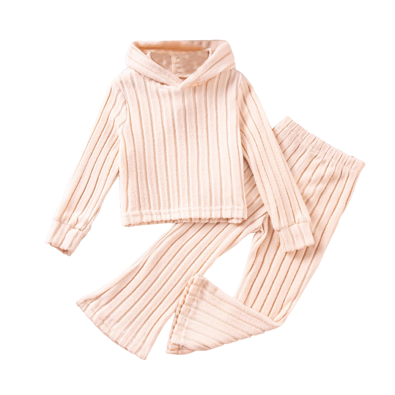 Zshosam Girls Fall Clothes Kids Girls Hoodies & Sweatpants Set, Casual Printed 2 Piece Fall Sweatsuits Size 2T 3T,(White 2-3 Years)