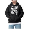 thumbnail image 1 of Zshosam Girls Hoodies Teen Girls Hoodie Sweatshirt Winter Clothes Warm with Long Sleeve Size 4T 5T,(Black 4-5 Years), 1 of 4