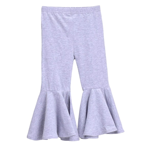 Zshosam Girls' Leggings Girls Fleece Leggings Thick Warm Stretch Tights Kids Fall Winter Soft Fleece Lined Pants Size 7T 8T,(Grey 7-8 Years)