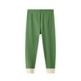 thumbnail image 1 of Zshosam Girls Leggings Girls Fleece Lined Leggings Winter Flare Leggings Casual Warm Bell Bottom Pants for Teen Girls Size 6T 7T,(Green 6-7 Years), 1 of 3