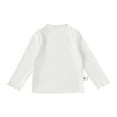 thumbnail image 1 of Zshosam Girls Long Sleeve Tees Girl Long Sleeve Shirts Tops Tees Casual Crewneck Graphic Tunic T-Shirts Size 4T 5T,(White 4-5 Years), 1 of 3