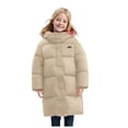 thumbnail image 1 of Zshosam Girls' Outerwear Jackets Girls Winter Jacket Heavyweight Soft Sherpa Fur Lined Jackets for Girls Insulated Puffer Winter Coat with Hood Size 5T 6T,(Khaki 5-6 Years), 1 of 7