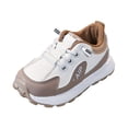 thumbnail image 1 of Zshosam Girls School Shoes Toddler Shoes for Girls Sneakers Walking Shoes Toddler Shoes Size 11,(Khaki Little Kids 11), 1 of 5
