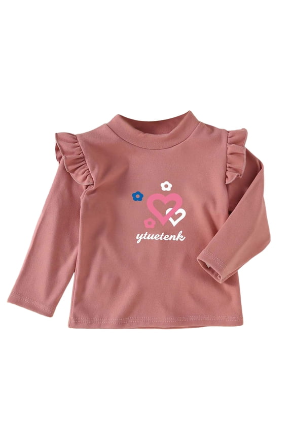 Girls Shirt Girls Kids Long Sleeve T Shirt with Tie Front Crew Neck Soft Fabric Many Colors Size 12 18 Months,(G 12-18 Months)