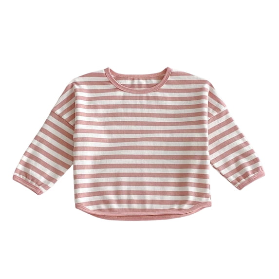 Zshosam Girls Shirt Kids Girls T Shirts Casual Raglan Long Sleeve Tee Crewneck Color Block Cute Fall Blouses Tops Size 4T 5T,(Pink 4-5 Years)