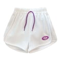 thumbnail image 1 of Zshosam Girls Shorts Pajamas Girls Hiking Cargo Shorts Kids Lightweight Pockets Athletic Summer Casual Uniform Shorts for Girls Size 3T 4T,(White 3-4 Years), 1 of 4