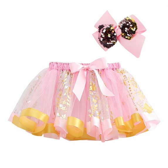 Zshosam Girls Tulle Skirt Baby Girls Soft Fluffy Tutu Skirt with Diaper Cover Toddler Girl Tutu Skirt Size 6T 8T,(Pink 6-8 Years)