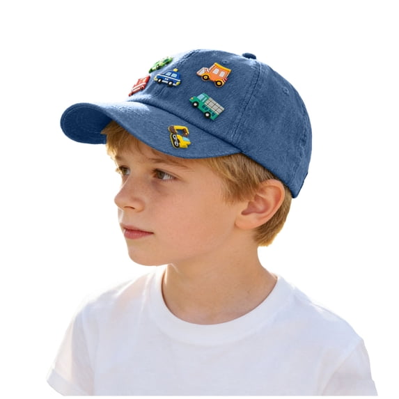 Zshosam Hats for Kids Child Baseball Cap Sun Protection and Shading Duckbill Cap Children Hat Size 1T 4T,(Black 1-4 Years)