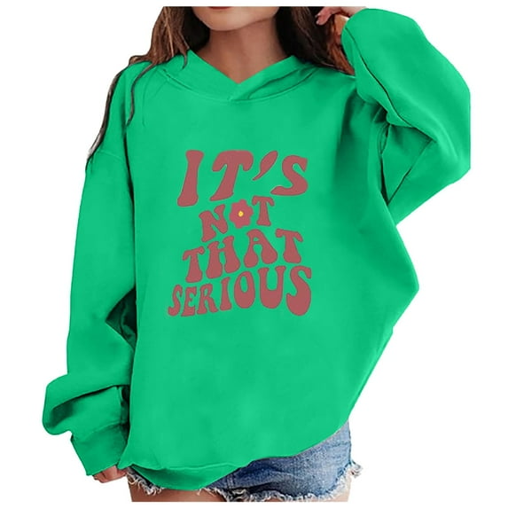 Zshosam Hoodie for Girls Girls' Print Cute Hoodies Long Sleeve Pullover Hoodie Sweatshirt Size 12 18 Months,(Green 12-18 Months)