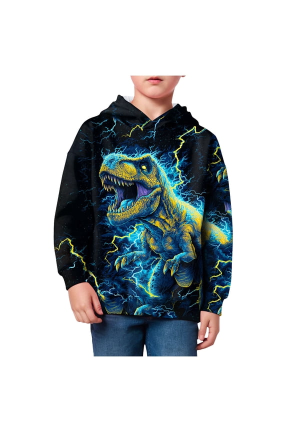 Hoodies for Boys Kids Solid Hooded Sweatshirt Pullover Top Size 5T 6T,(Mint Green 5-6 Years)