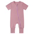 thumbnail image 1 of Zshosam Infant Girl Clothes Newborn Girls Print Jumpsuits Long Sleeve Prints Pullover Romper Jumpsuit Clothes Fall Winter One Piece Romper Size 3 6 Months,(Purple 3-6 Months), 1 of 8