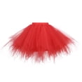 thumbnail image 1 of Zshosam Infant Tutu Baby Girl Tutu Skirt Toddler Tulle Skirts Little Girls Short Skirt Kid s Size 2T 12T,(Red 2-12 Years), 1 of 2