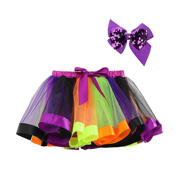 Zshosam Infant Tutu Baby Tutu Skirt Toddler Little Girls'Ballet Dance Tulle Skirt Size 5T 8T,(Purple 5-8 Years)