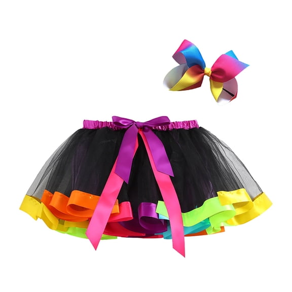 Zshosam Infant Tutu Skort Girls Tutu Skirts Elastic Waist Ballet Dance Little Girl Birthday Party Princess Outfits for Kids Size 5T 8T,(Dark Purple 5-8 Years)