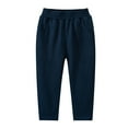 thumbnail image 1 of Zshosam Jogger Pants for Boy Youth Boys Pants Stretch Athletic Casual Pants Size 5T 6T,(Dark Blue 5-6 Years), 1 of 3
